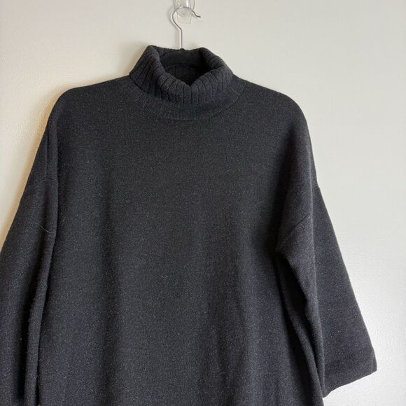 Tuckernuck Pomander Place Noir Vivianne Turtleneck Sweater Dress Size Medium EUC - Picture 3 of 10